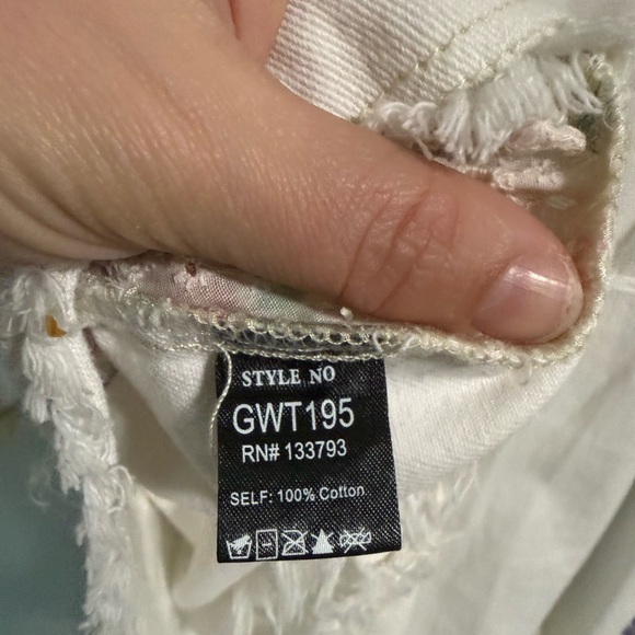 POL Patchwork Floral Stripe Button Down Shirt Size S - Picture 6 of 6